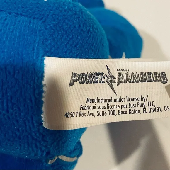 Power Rangers Blue and Red Plush Toy Movie Rangers 10” - Picture 7 of 9